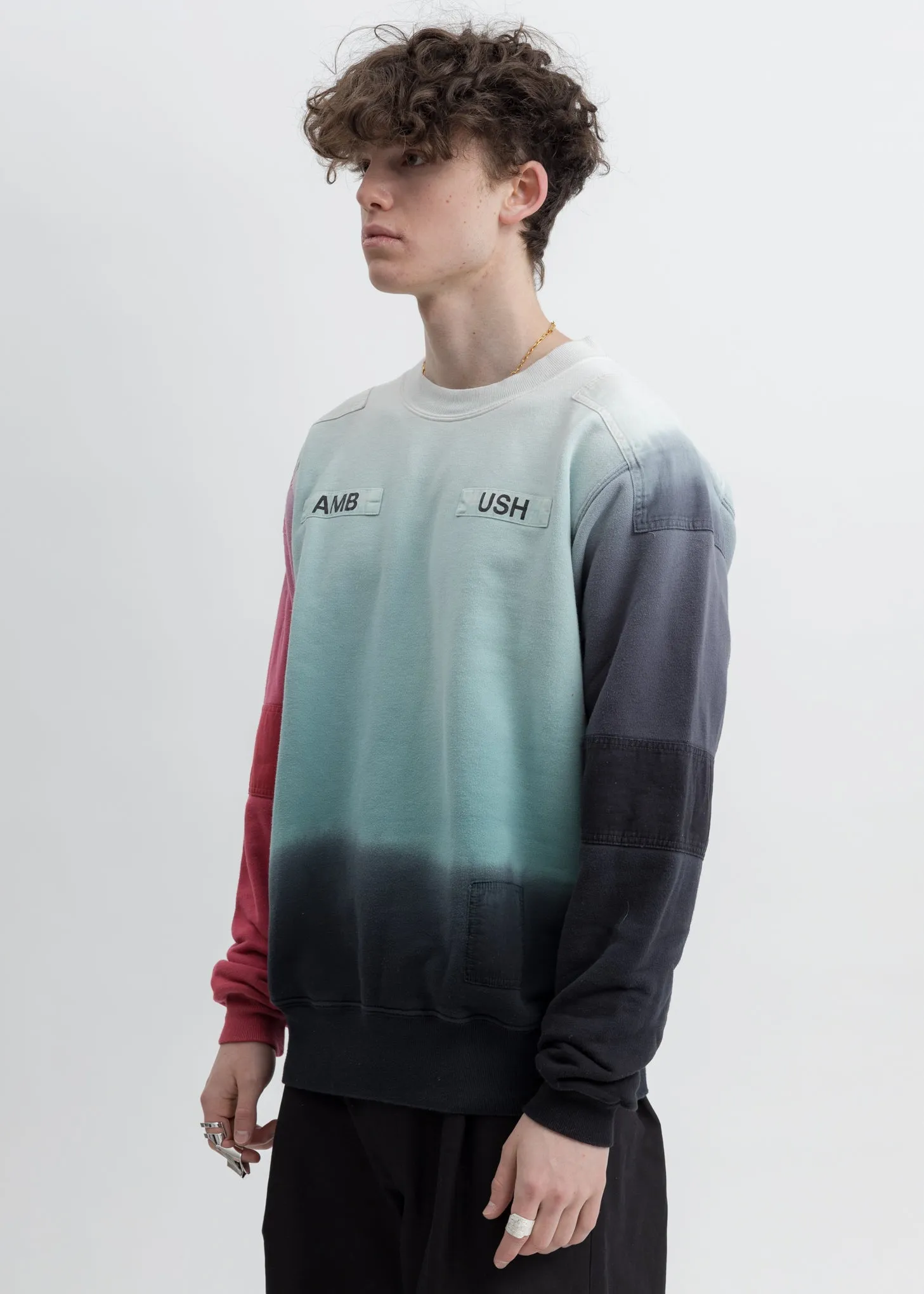 Mint Multicolor New Patchwork Sweatshirt
