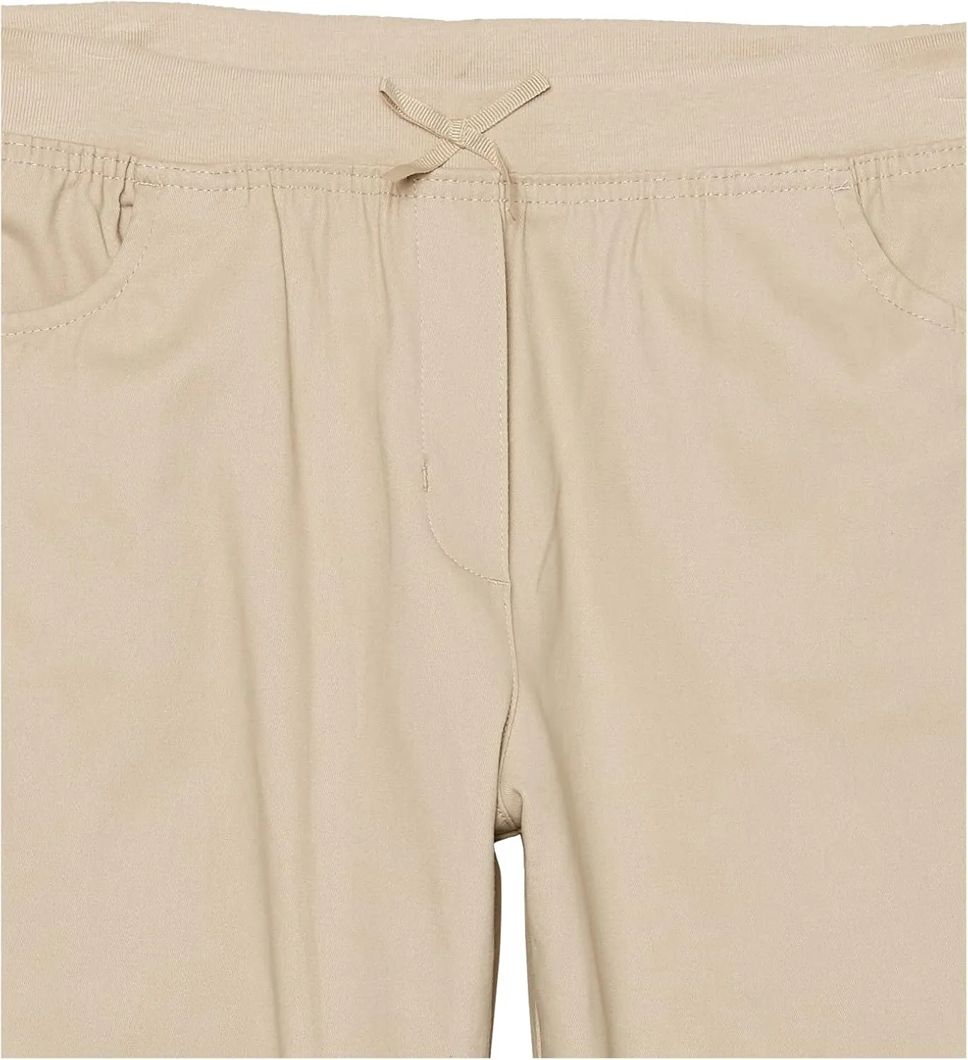 Nautica Girls' Toddler School Uniform Twill Skinny Pants, Comfortable Stretch Material, Wrinkle & Fade Resistant
