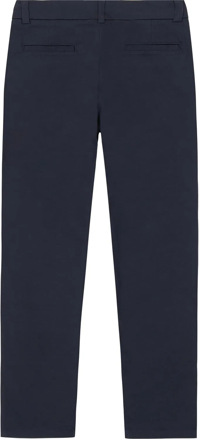 Nautica Girls' Toddler School Uniform Twill Skinny Pants, Comfortable Stretch Material, Wrinkle & Fade Resistant