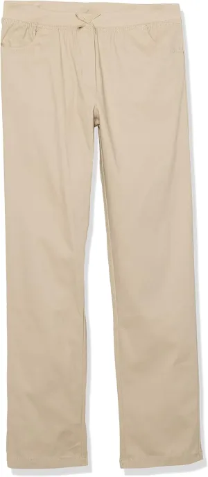 Nautica Girls' Toddler School Uniform Twill Skinny Pants, Comfortable Stretch Material, Wrinkle & Fade Resistant