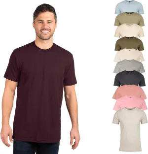 Next Level Apparel Unisex Cotton T-Shirt Short Sleeve Tee, Set of 10, M Multicolor