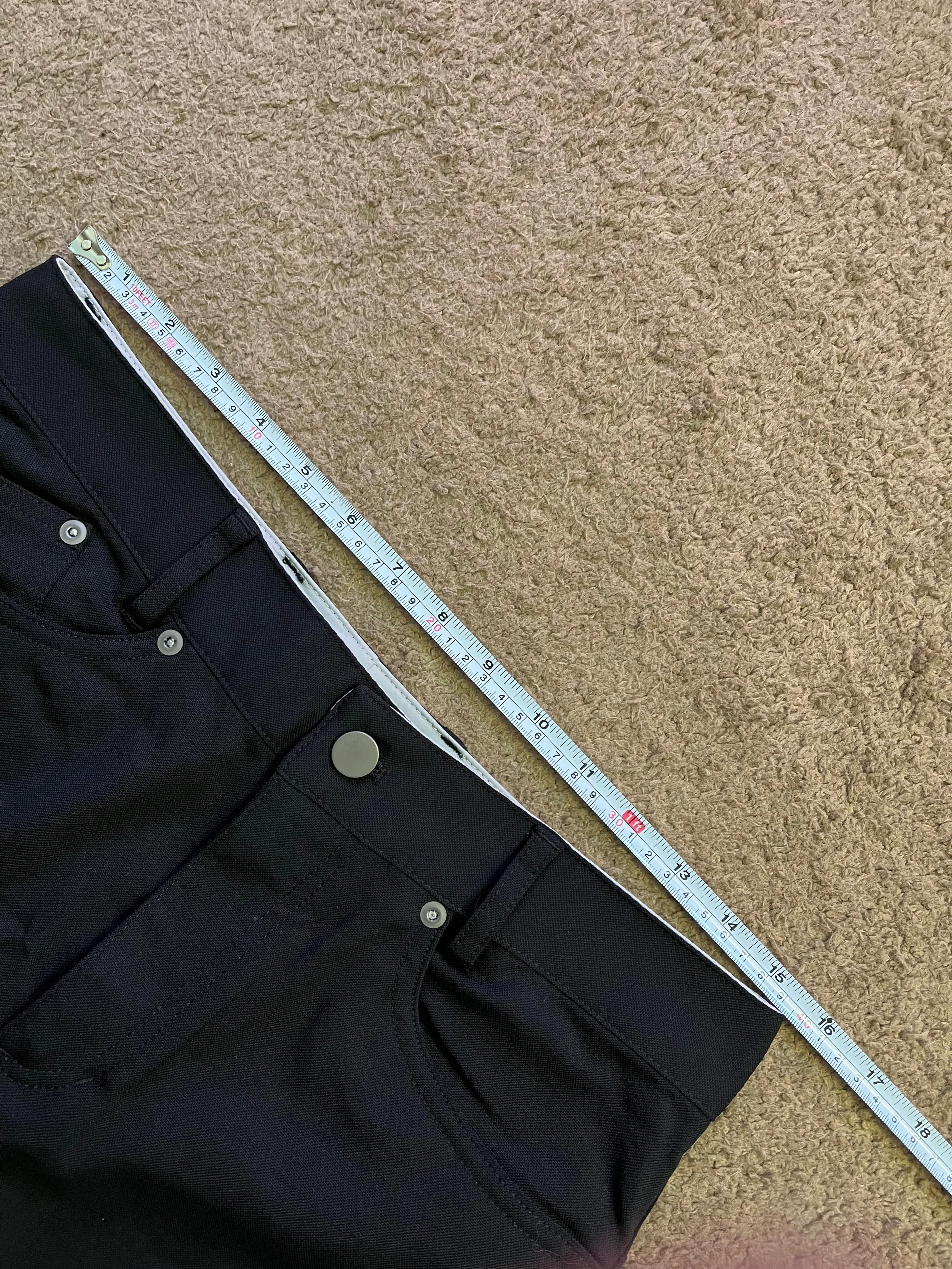 Outlier Slim Dungarees - black 31 x 35