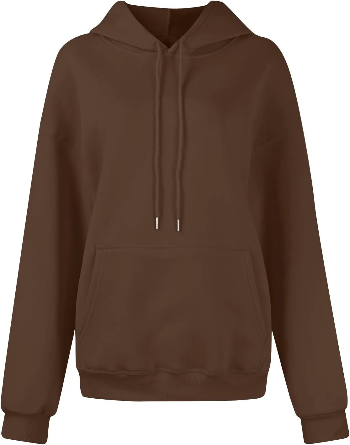 Oversized Hoodies For Women Drawstring Pullover Sweatshirt Trendy Winter Clothes Long Sleeve With Pockets
