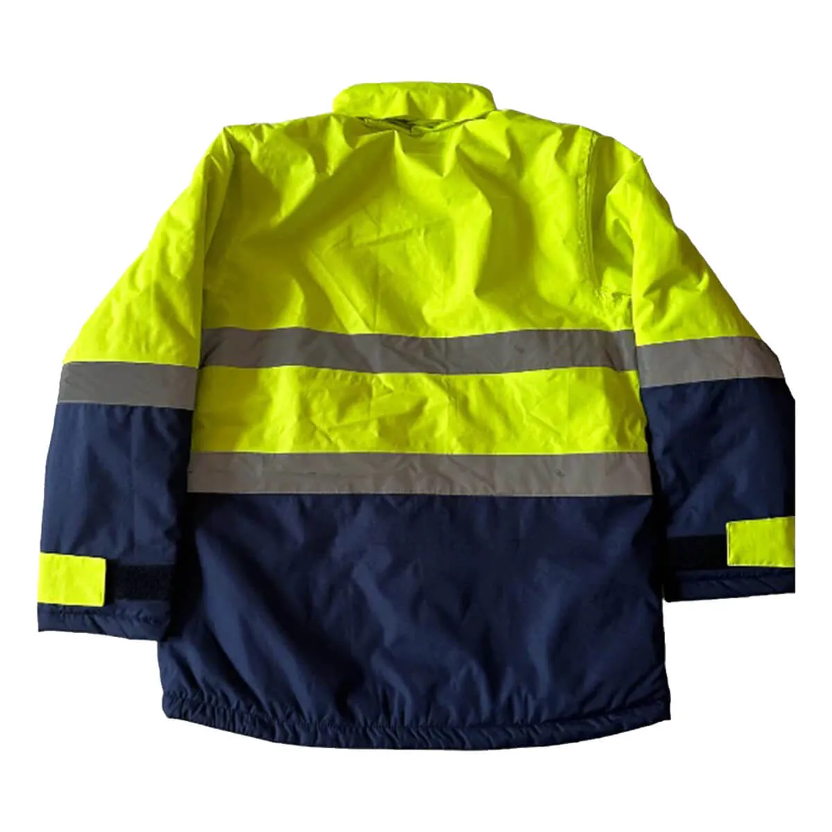 Pilgrim 4631 Mens Hi-Vis Taped Full Zip Jacket with Removable Hood
