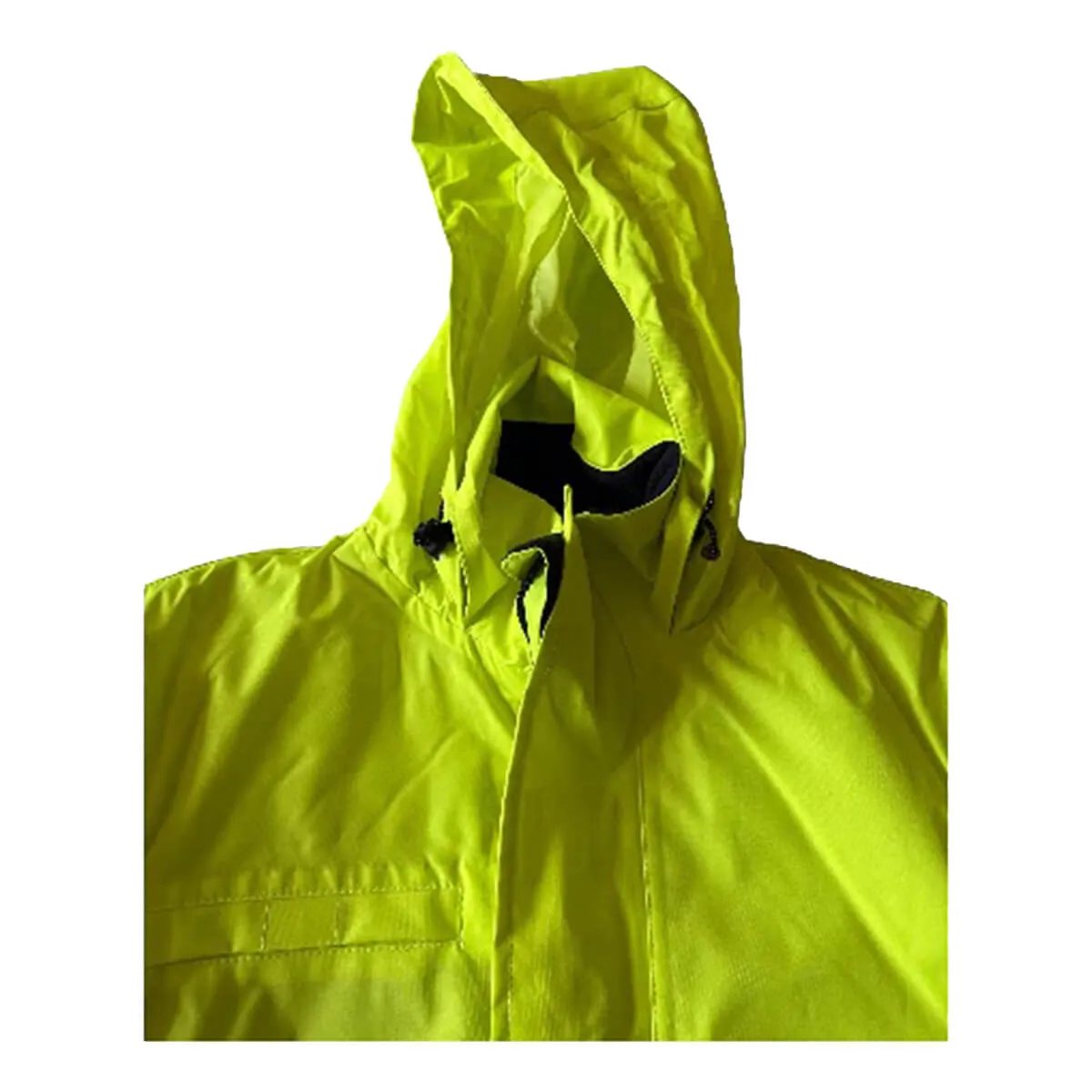 Pilgrim 4631 Mens Hi-Vis Taped Full Zip Jacket with Removable Hood
