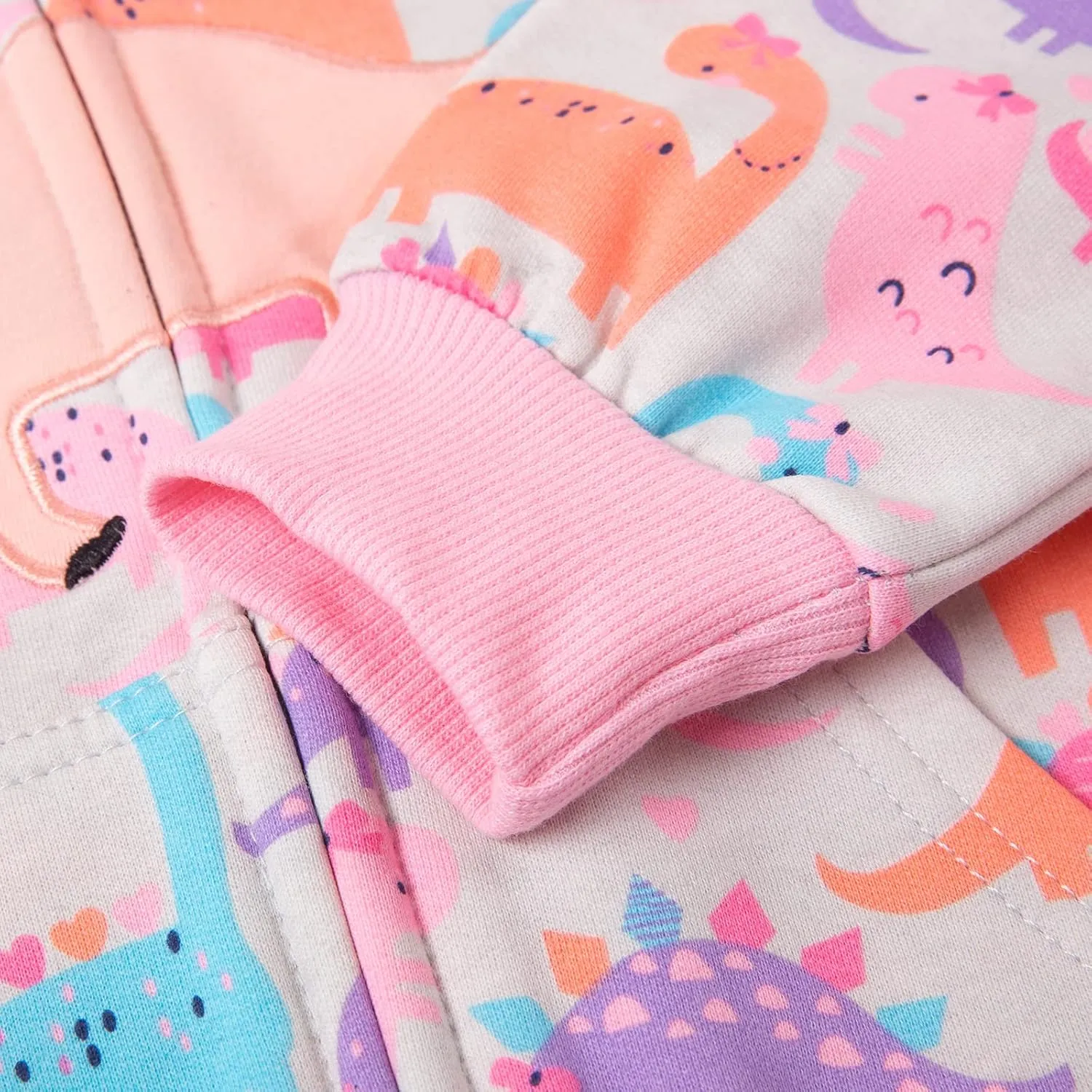 Popshion Toddler Girls Fleece Jackets Cotton Unicorn Hoodie Sweatshirt Fall Winter Zipper Coat Warm Hooded Sweater 2t-7t