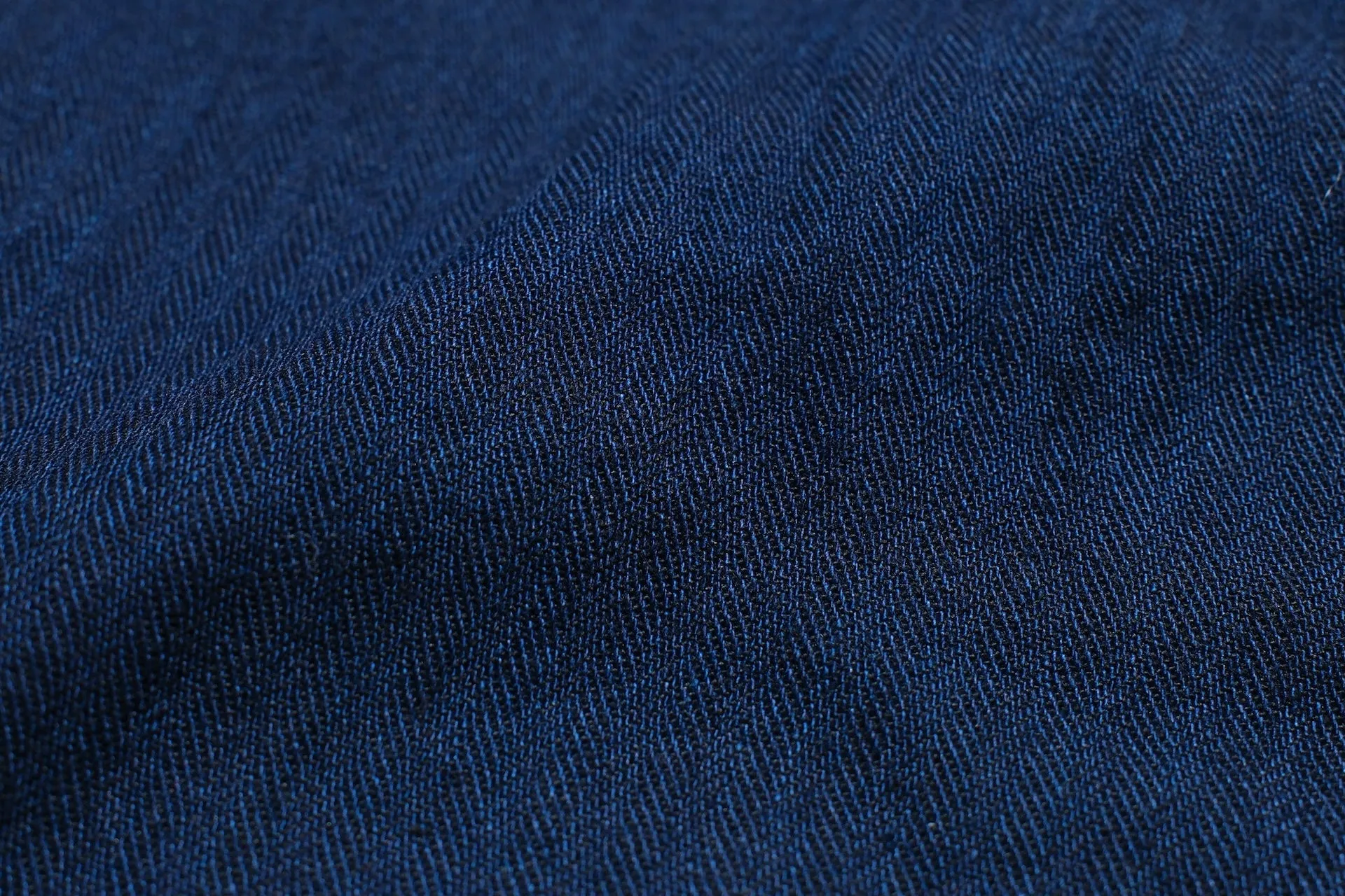 Pure Blue Japan "All-Seasons" HBT Hooded Pullover (Grand Indigo X Black)
