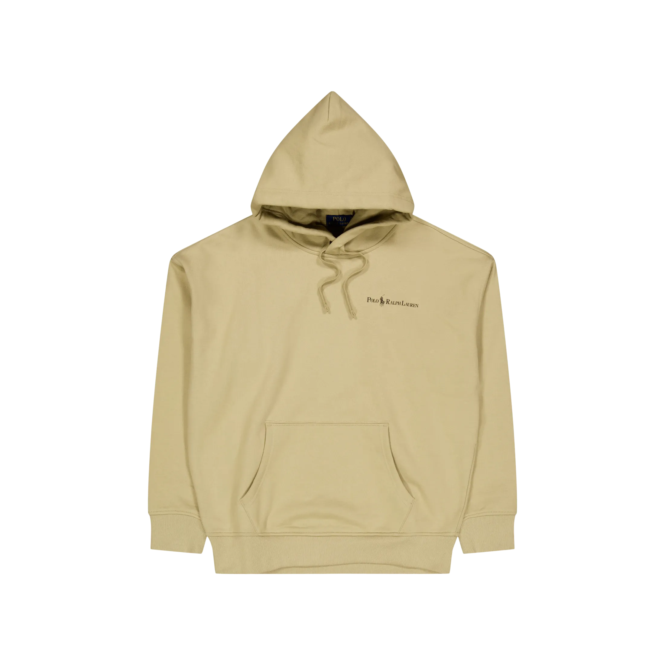 Relaxed Fit Logo Fleece Hoodie Classic Khaki