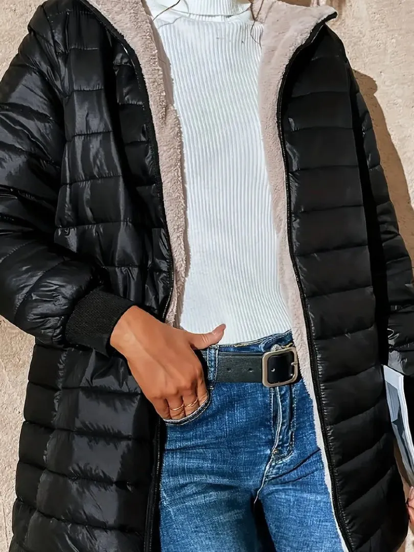 Romilly | Women's Lightweight Quilted Jacket – Cozy Fall & Winter Outerwear with Zipper and Elastic Sleeves