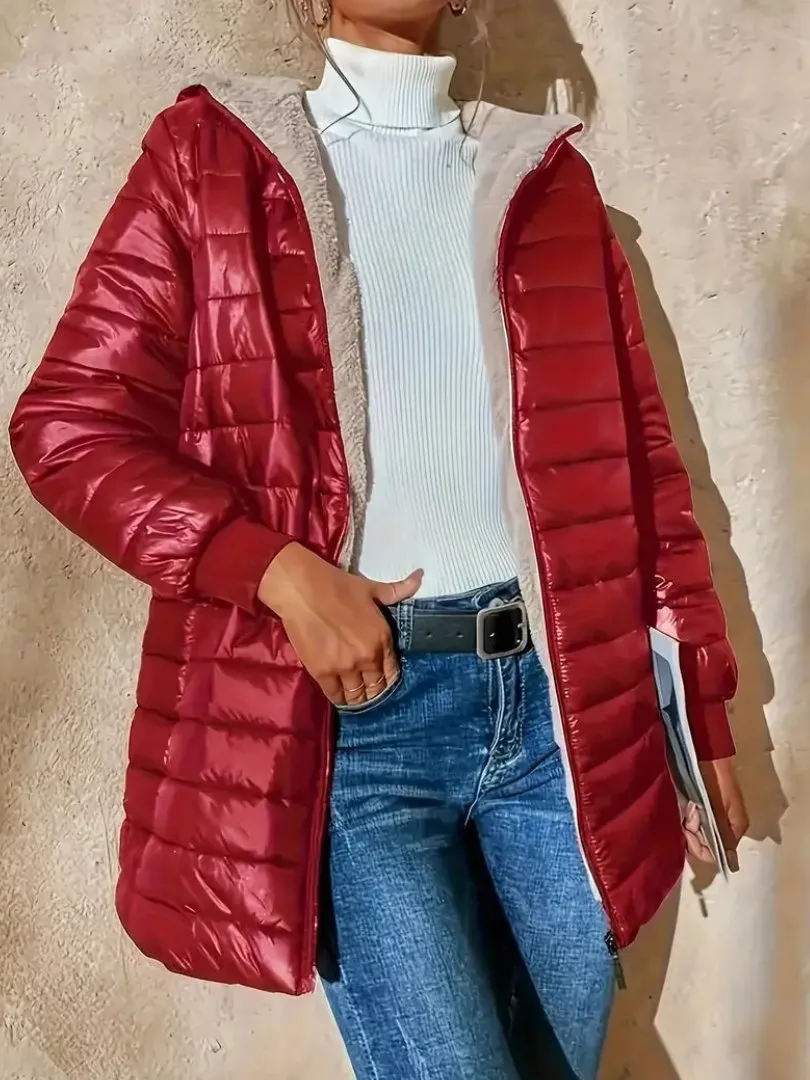 Romilly | Women's Lightweight Quilted Jacket – Cozy Fall & Winter Outerwear with Zipper and Elastic Sleeves