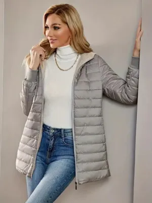Romilly | Women's Lightweight Quilted Jacket – Cozy Fall & Winter Outerwear with Zipper and Elastic Sleeves