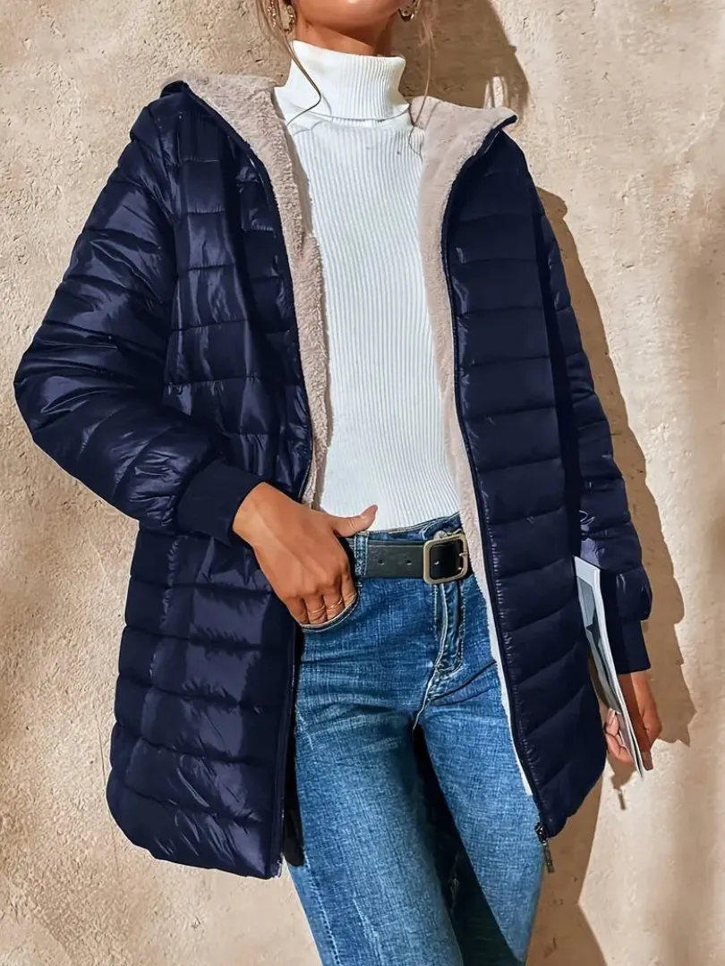 Romilly | Women's Lightweight Quilted Jacket – Cozy Fall & Winter Outerwear with Zipper and Elastic Sleeves