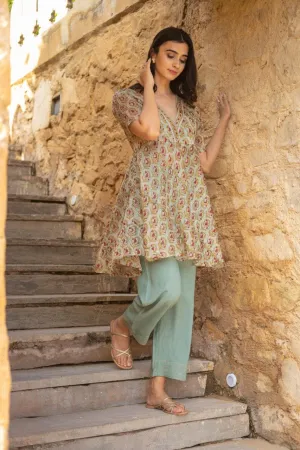 SEHAJ CHANDHERI KURTA SET