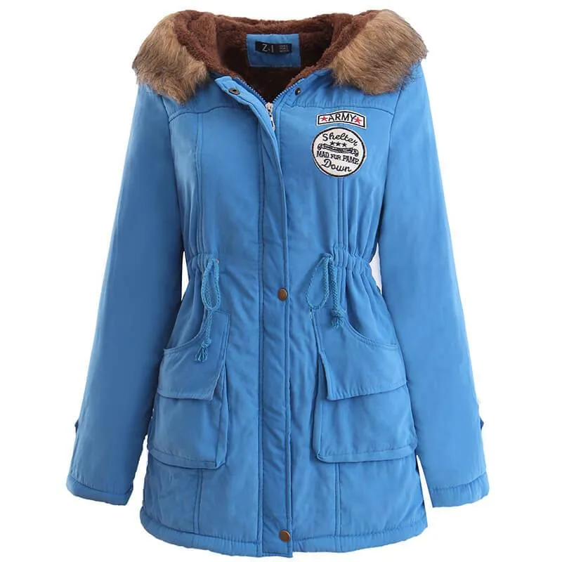 Simple Hollister Padded Parka Jacket
