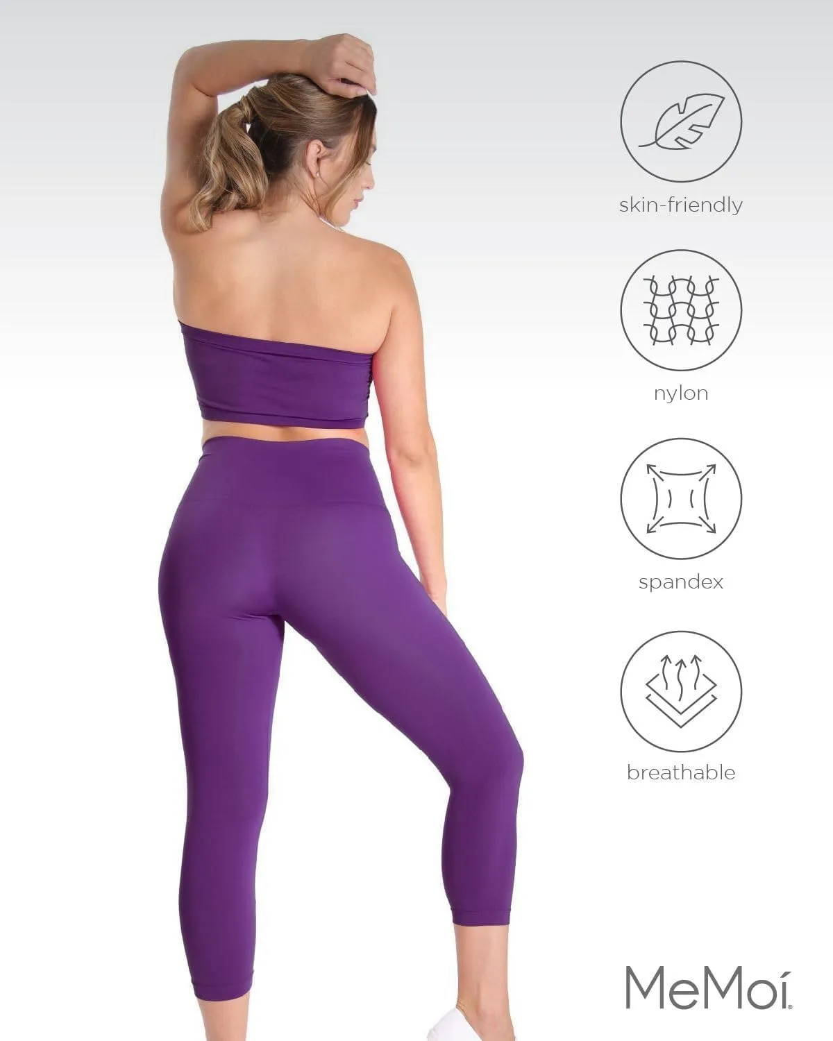 SlimMe Shapewear Leggings, High Waisted Leggings Tummy Control, Comfortable and Breathable Compressions Pants for Women