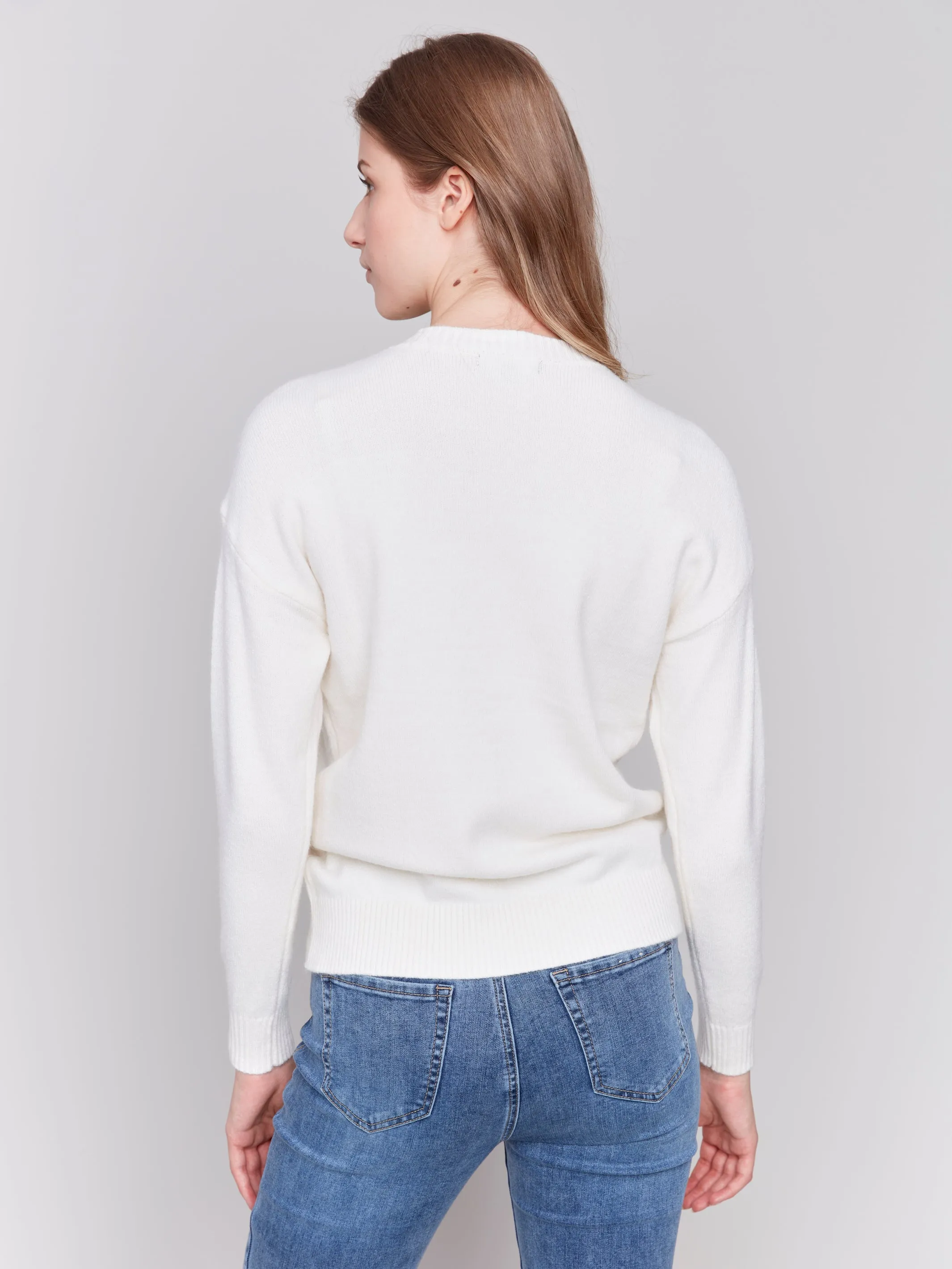 Soutache Embroidered Sweater - HQ