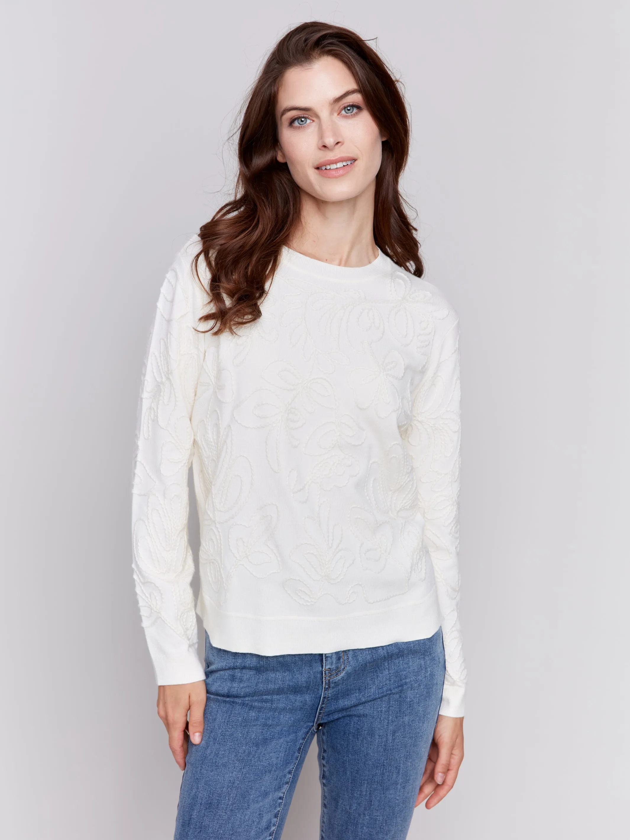 Soutache Embroidered Sweater - HQ