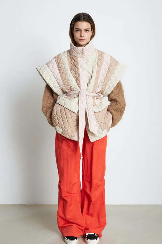 Stella Nova Cream Quilted Vest