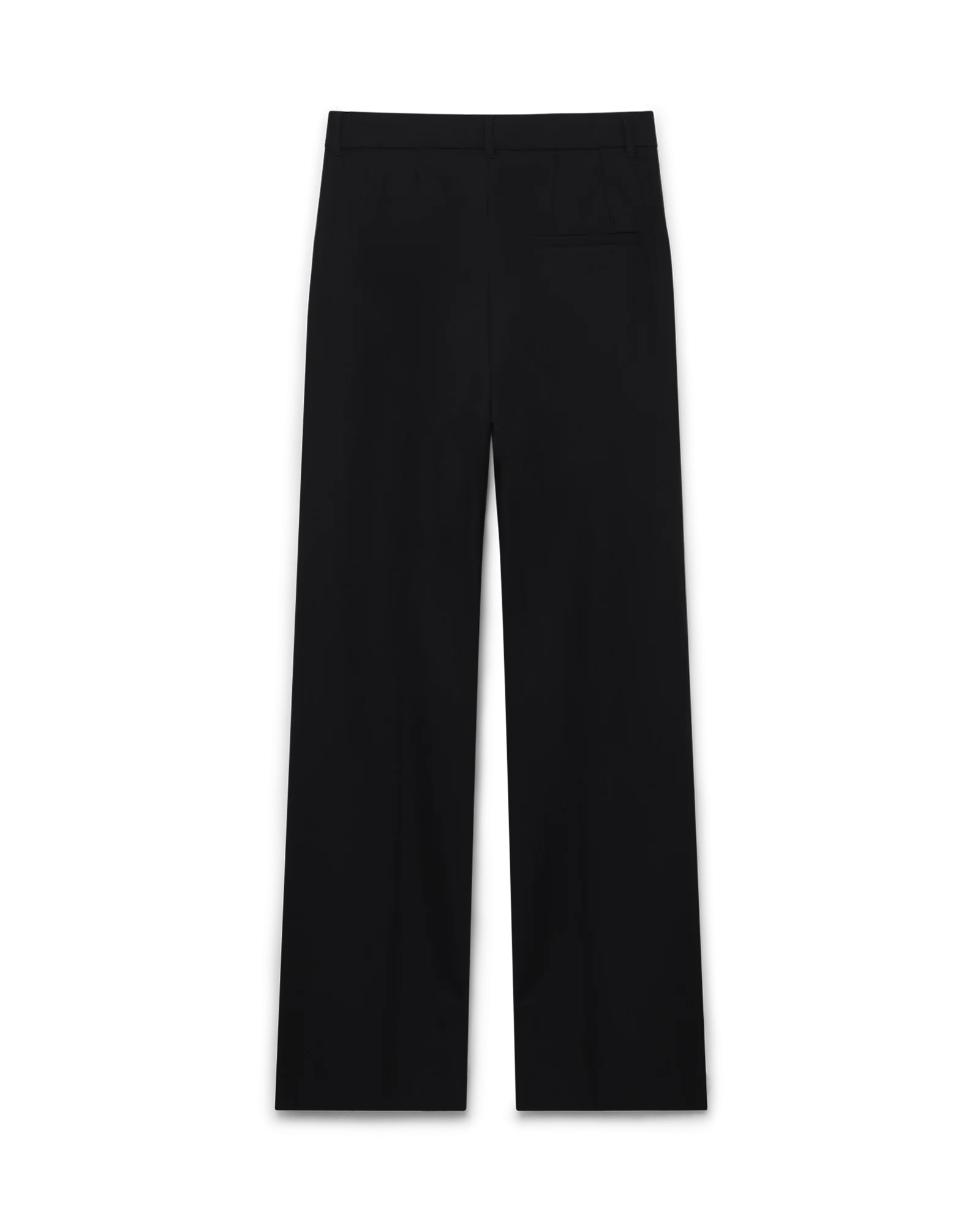 Straight Leg Wool Trousers