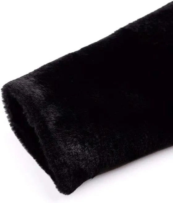 SUGAR POISON Womens Faux Fur Jacket Spring Autumn Long Sleeve Soft Comfort Jacket Coats Parka Outwear
