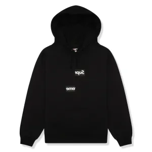Supreme x Comme des Garcons Split Box Logo Black Hoodie