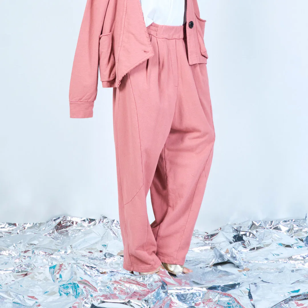 Tapered trousers with elastic waistband wholesale