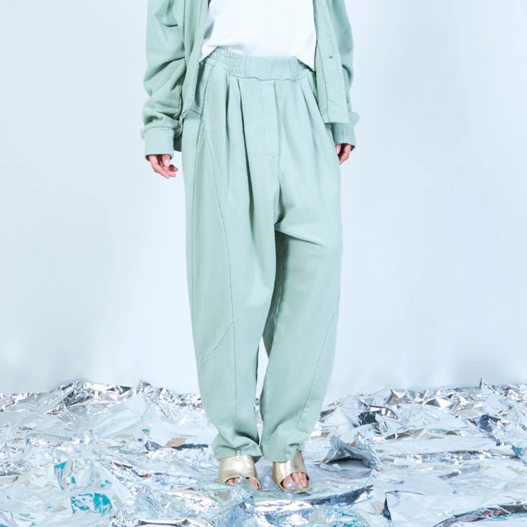 Tapered trousers with elastic waistband wholesale