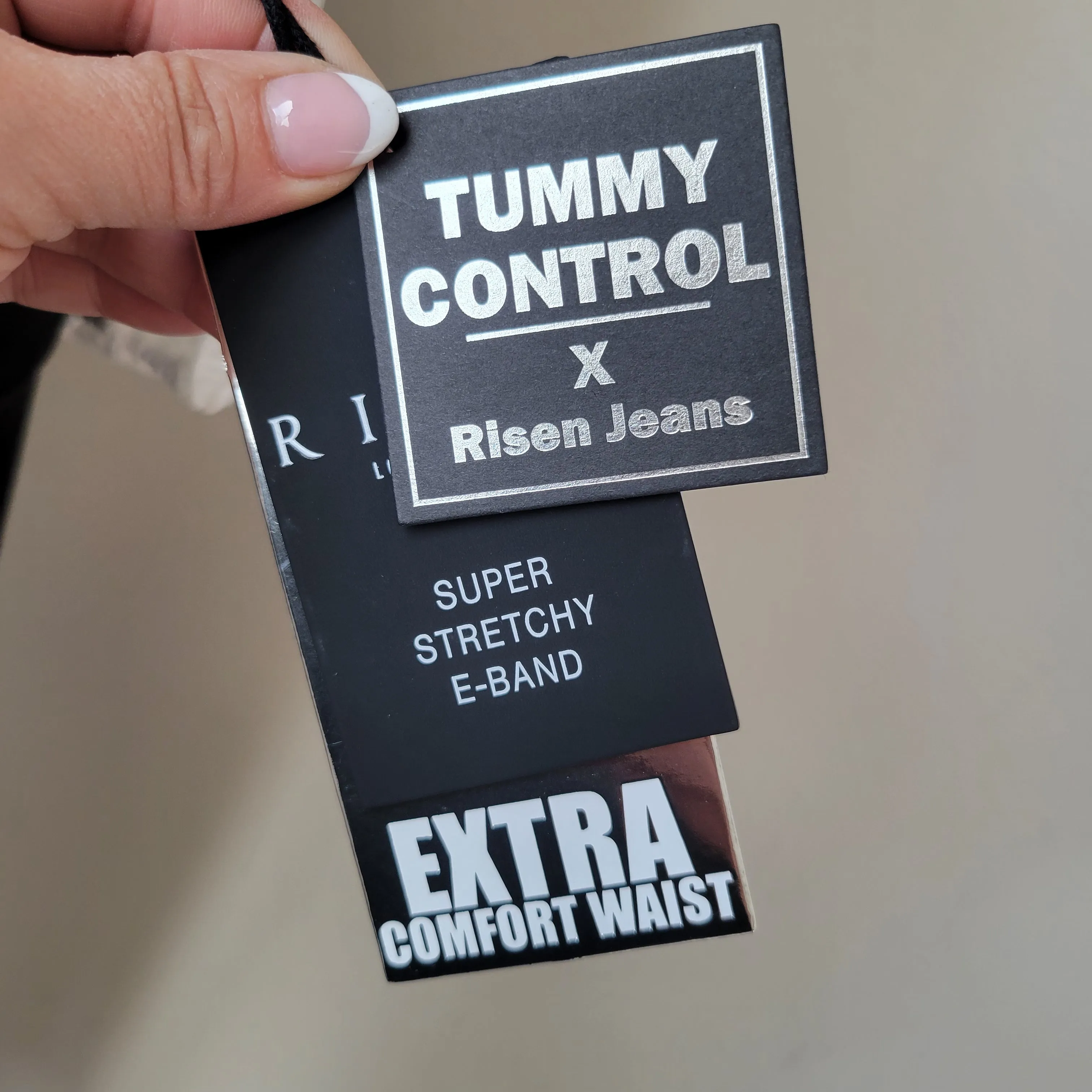 TUMMY CONTROL ELASTIC BAND HIGH RISE  STRAIGHT PANTS 0-3XL