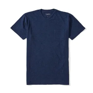Washed Tee - Heather Blue Slub