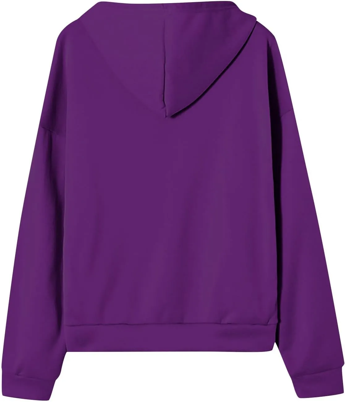 Women Fleece Full Zip Up Hoodie Baggy Drawstring Zipper Sweatshirt Jacket Lightweight Comfy Fall Winter Outfits Coats