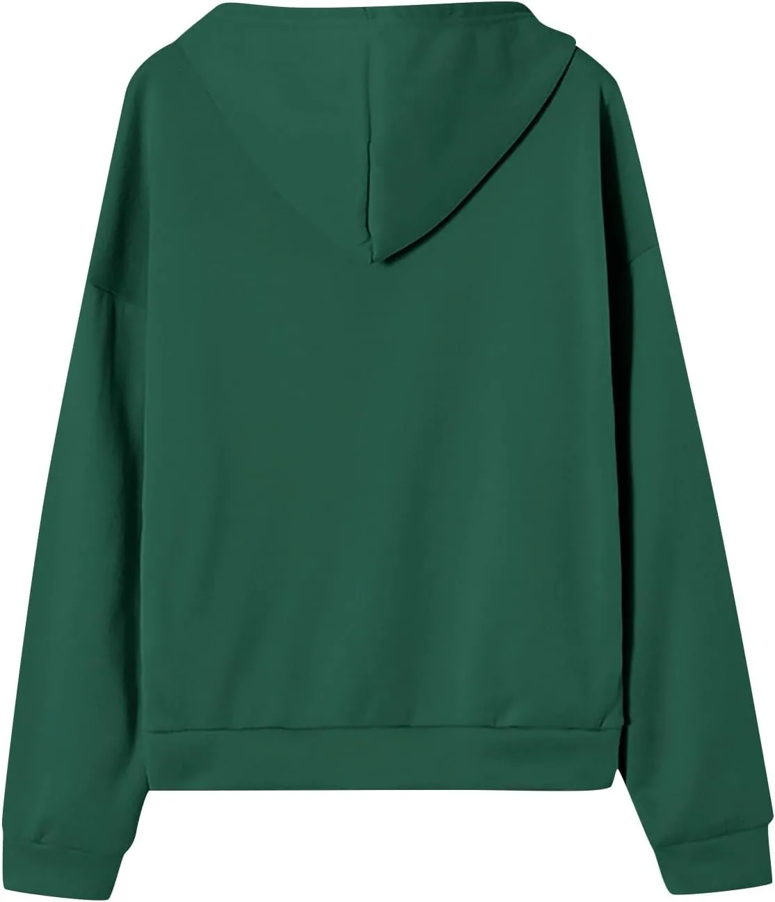 Women Fleece Full Zip Up Hoodie Baggy Drawstring Zipper Sweatshirt Jacket Lightweight Comfy Fall Winter Outfits Coats