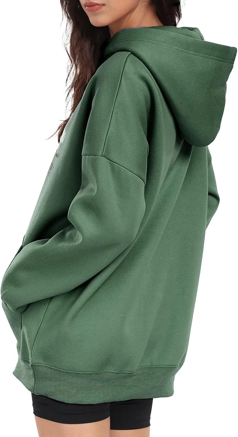 Womens Oversized Hoodies Fleece Sweatshirts Yes I'm Cold Me 24:7 Long Sleeve Sweaters Pullover Fall Clothes with Pocket