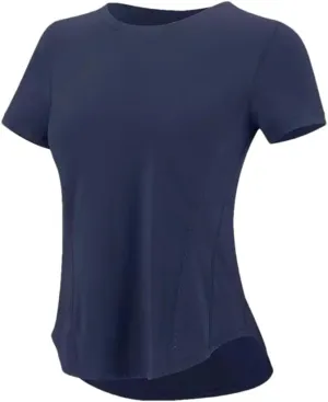 Women's Summer Quick-Dry Sport T-Shirt Short Sleeve Crewneck Slim Fit Shirts Soft Comfortable Cute Tops
