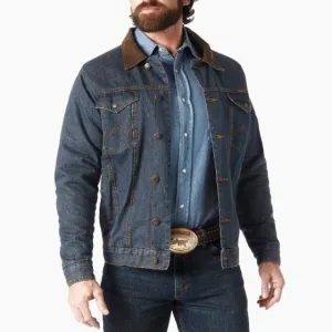Wrangler Men's Jean Jacket Blanket Lined