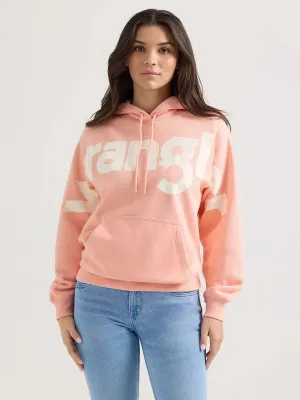 Wrangler Pink Bubble Bold Logo Hoodie